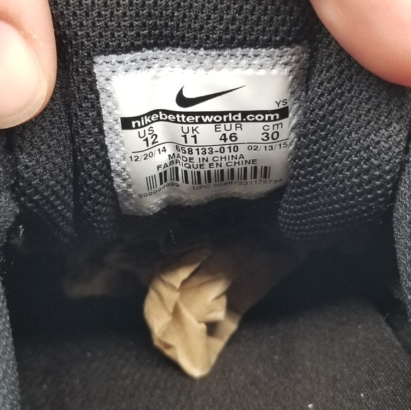 Nike Air One TR Athletic Shoes Trainer Black Sz 12 - Picture 8 of 8